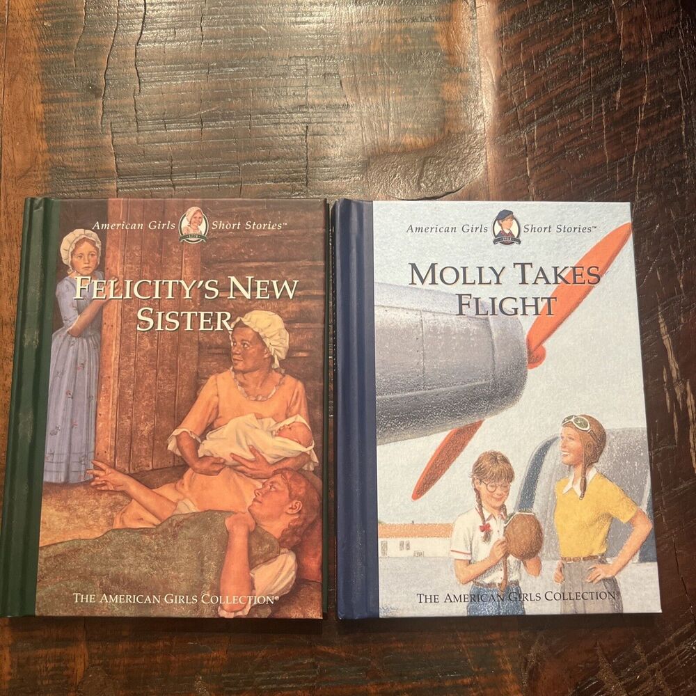 1999 American Girl Short Stories Felicity’s New Sister And Molly Takes Flight
